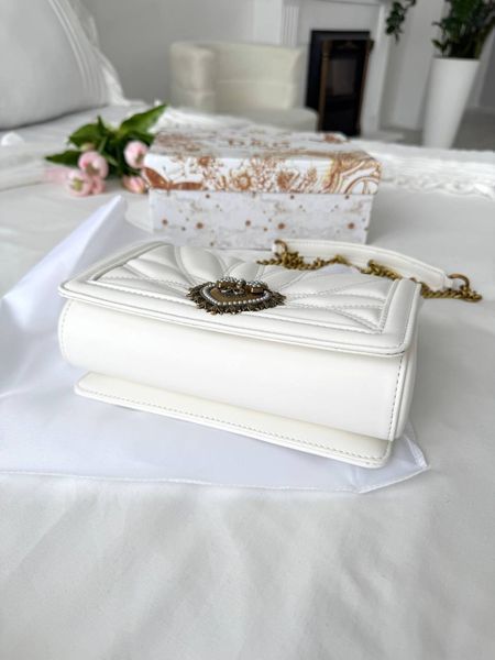 Сумка в стилі  Dolce & Gabbana White P19009 фото