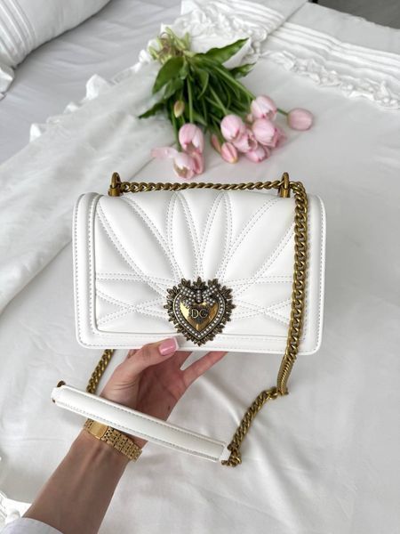 Сумка в стилі  Dolce & Gabbana White P19009 фото