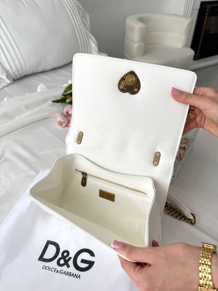 Сумка в стилі  Dolce & Gabbana White P19009 фото