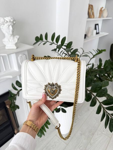 Сумка в стилі  Dolce & Gabbana White P19009 фото