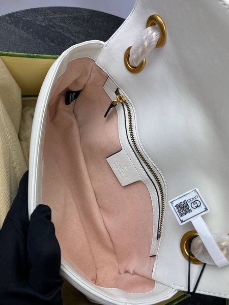 Сумка в стилі Gucci Marmont Milk Р11005  фото