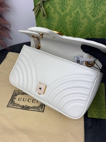Сумка в стилі Gucci Marmont Milk Р11005  фото