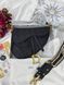 Модель в стилі Dior Saddle Black Logo 25см P6074 фото 12