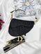 Модель в стилі Dior Saddle Black Logo 25см P6074 фото 8