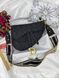 Модель в стилі Dior Saddle Black Logo 25см P6074 фото 1