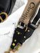 Сумка в стилі Dior mini Saddle Black Texture P6061 фото 10