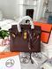 Сумка в стилі  Hermes Birkin Chocolate Gold P15052 фото 1