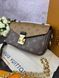 Сумка в стилі Louis Vuitton Pochette Metis East West P1022 фото 3