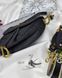 Модель в стилі Dior Saddle Black Logo 25см P6074 фото 7