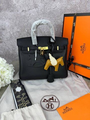 Сумка в стилі Hermes Birkin Black P15016 фото