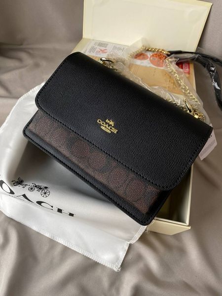 Модель в стилі Coach Mini Black 21.5см P9005 фото