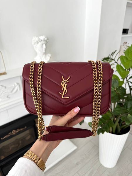 Модель в стилі  Yves Saint Laurent LouLou Burgundy Gold 24см   P5060 фото