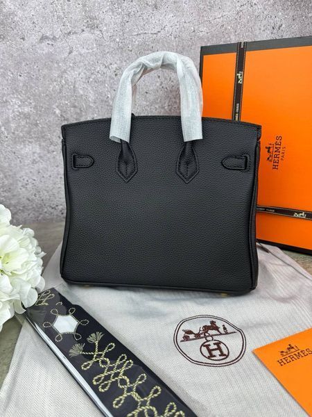 Сумка в стилі Hermes Birkin Black P15016 фото