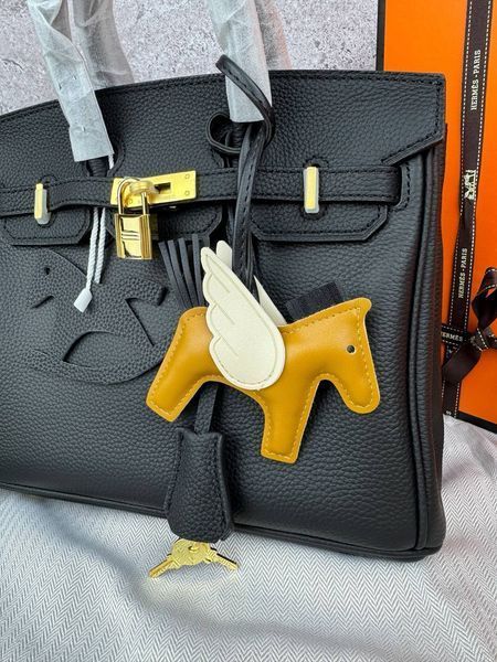 Сумка в стилі Hermes Birkin Black P15016 фото