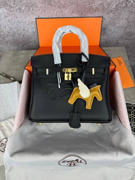 Сумка в стилі Hermes Birkin Black P15016 фото