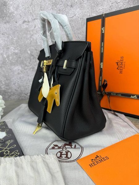 Сумка в стилі Hermes Birkin Black P15016 фото