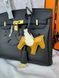 Сумка в стилі Hermes Birkin Black P15016 фото 8