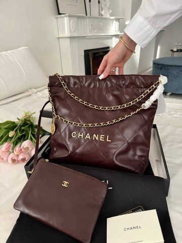 Модель в стилі  Chanel Burgundy Gold 30см P10185 фото