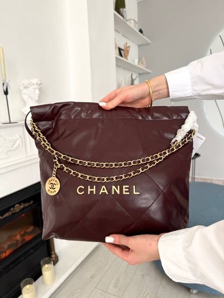 Модель в стилі  Chanel Burgundy Gold 30см P10185 фото