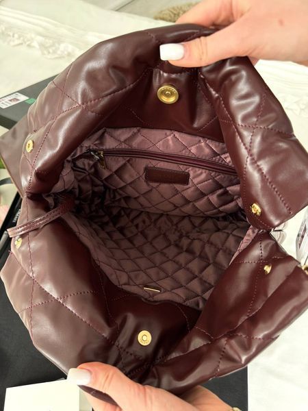 Модель в стилі  Chanel Burgundy Gold 30см P10185 фото