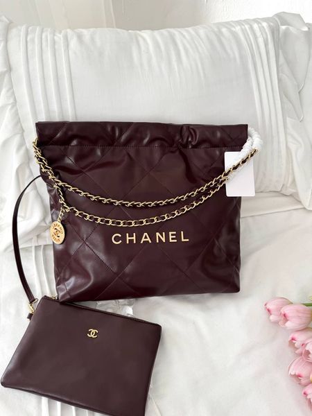 Модель в стилі  Chanel Burgundy Gold 30см P10185 фото