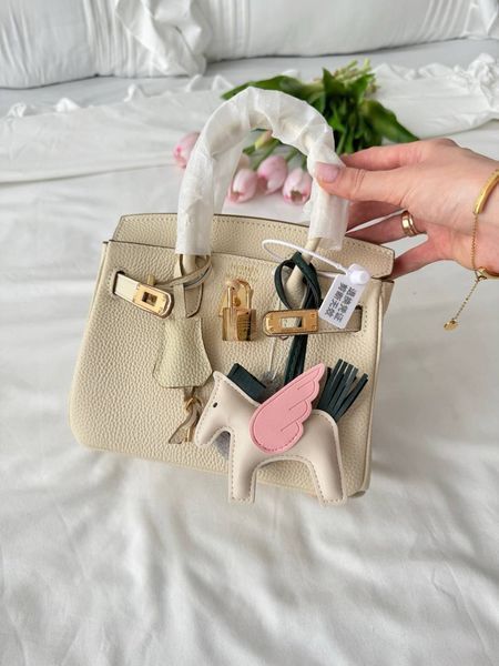 Сумка в стилі Hermes Birkin Milk Gold P15027 фото