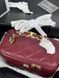Модель в стилі Chanel Burgundy Gold (з дзеркалом) 17 см P10031 фото 3