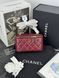 Модель в стилі Chanel Burgundy Gold (з дзеркалом) 17 см P10031 фото 10