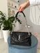 Модель в стилі  Yves Saint Laurent Puffer Black Silver 28см P5064 фото 4