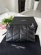 Модель в стилі  Yves Saint Laurent Puffer Black Silver 28см P5064 фото 2