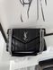Модель в стилі  Yves Saint Laurent Puffer Black Silver 28см P5064 фото 10