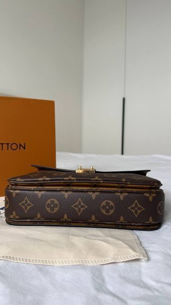 Модель в стилі Louis Vuitton Pochette Metis Brown 24см 146-1 фото