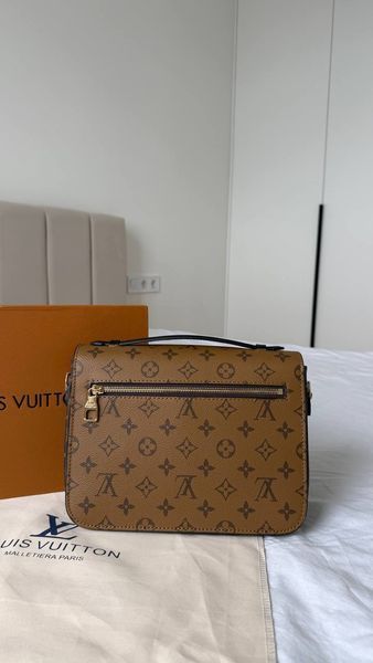 Модель в стилі Louis Vuitton Pochette Metis Brown 24см 146-1 фото