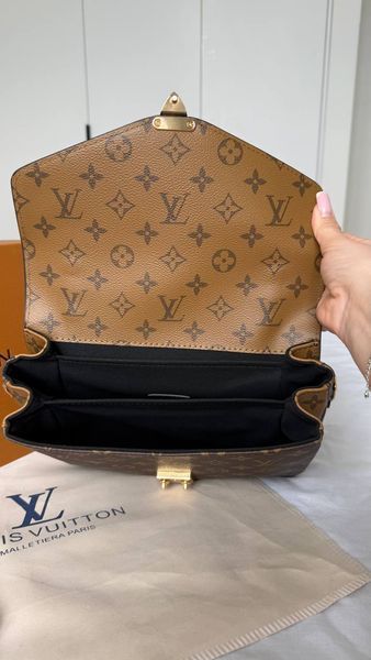 Модель в стилі Louis Vuitton Pochette Metis Brown 24см 146-1 фото