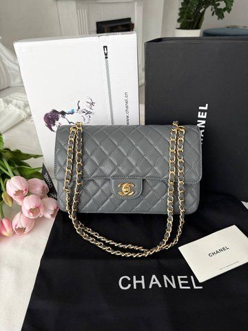 Модель в стилі Chanel Grey Gold Texture P10165 фото