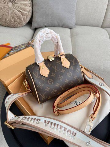 Модель в стилі Louis Vuitton Speedy Bandouliere 20 P1055 фото