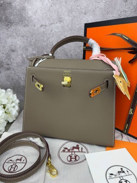 Сумка в стилі Hermes Kelly 25 P15006 фото