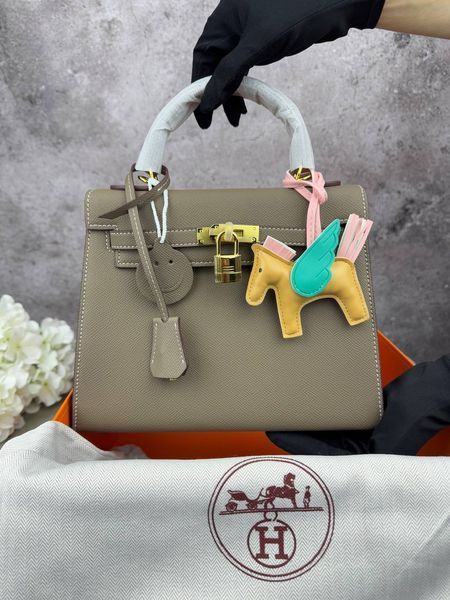 Сумка в стилі Hermes Kelly 25 P15006 фото