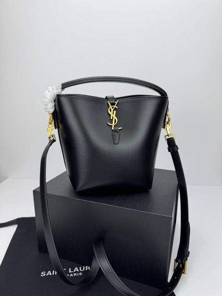 Сумка в стилі  Yves Saint Laurent Le 37 Black Gold P5046 фото