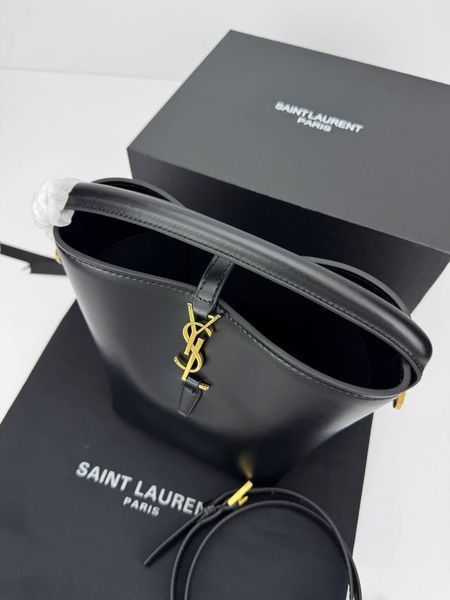 Сумка в стилі  Yves Saint Laurent Le 37 Black Gold P5046 фото