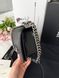 Модель в стилі Chanel Boy Black Silver 25см 	P10160 фото 6