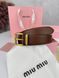 Модель в стилі Miu Miu Brown R0016 фото 3