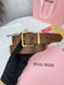 Модель в стилі Miu Miu Brown R0016 фото 12