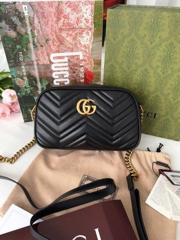 Сумка в стилі Gucci Black Gold P11041 фото