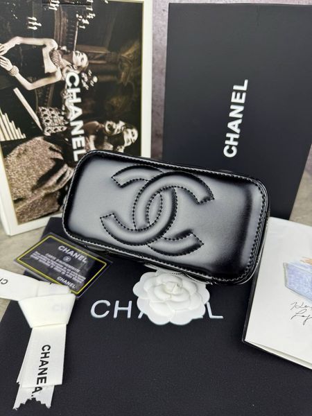 Модель в стилі Chanel Black Silver (з дзеркалом) 17 см P10029 фото