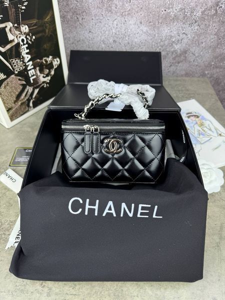 Модель в стилі Chanel Black Silver (з дзеркалом) 17 см P10029 фото