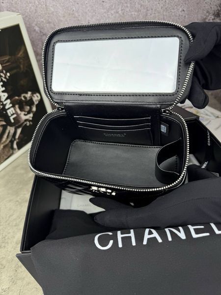 Модель в стилі Chanel Black Silver (з дзеркалом) 17 см P10029 фото
