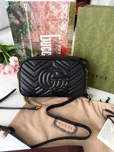 Сумка в стилі Gucci Black Gold P11041 фото