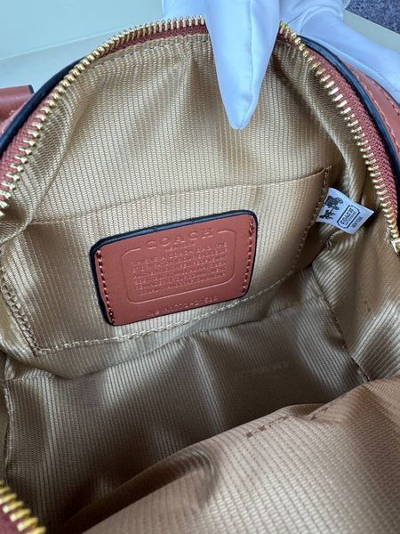 Сумка в стилі Coach Brown P9027 фото