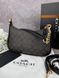 Модель в стилі Coach Black/Brown 24см  P9044 фото 5